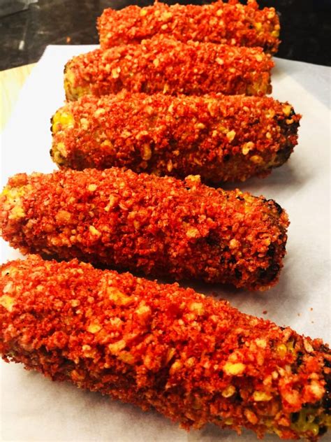 Flamin Hot Cheetos Street Corn - Cooks Well With Others