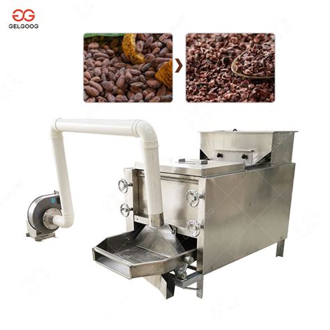 1 5kw Automatic Cocoa Shelling Cleaning Machine Cocoa Bean Peeling