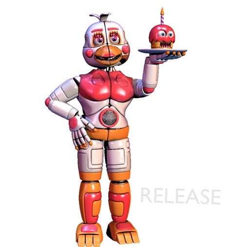 Fnaf 6 Funtime Chica V2 Release By Arayaentertainment On Deviantart