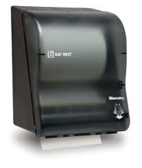 Baywest Waven Dry Electronic Touch Free Roll Towel Dispenser Black