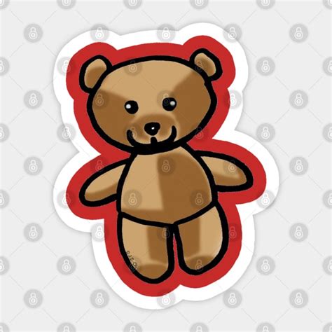 Cute Teddy Bear Toy Teddy Bear Sticker Teepublic