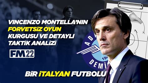 Football Manager Vincenzo Montella N N Adana Demirspor Takti I