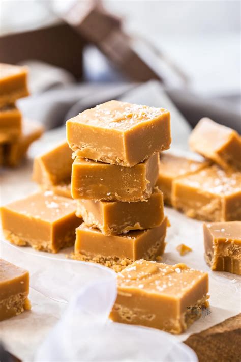 Salted Caramel Fudge Best Easy Fudge Ever Sugar Salt Magic