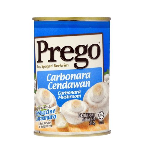 prego sos spageti berkrim carbonara alfredo cendawan  shopee