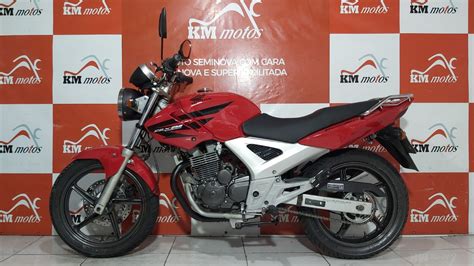 Honda Cbx Twister Vermelha Km Motos Sua Loja De Motos Semi