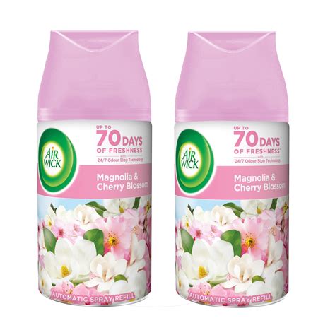 Set Rezerve Odorizant Freshmatic Air Wick Magnolie Si Floare De Cires