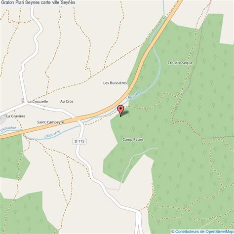 plan seynes carte ville seynes