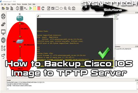 How To Backup Cisco Router Ios To Tftp Sysnettech Solutions