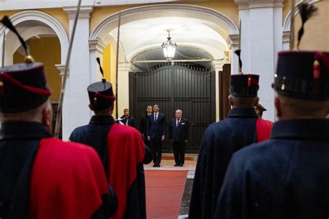 Grand Master Of Sovereign Order Of Malta Receives President Of Paraguay