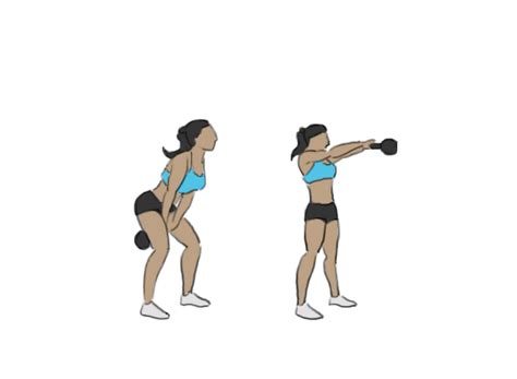 Kettlebell Squat Swings GoFitnessPlan