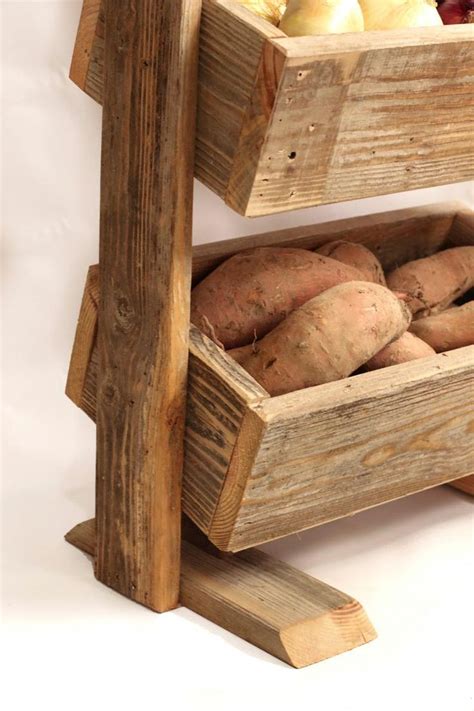 Potato Bin Vegetable Bin Scandinavian Barn Wood Rustic Etsy