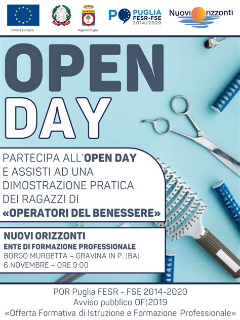 Open Day Corso Di Qualifica Operatore Del Benessere Erogazione Di