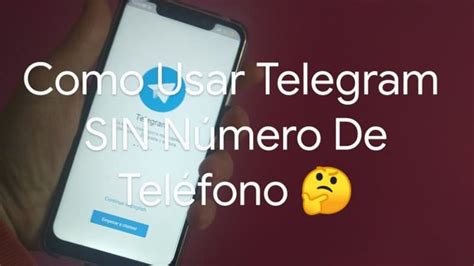 Como Utilizar Telegram SIN Número De Teléfono Fácil 2024