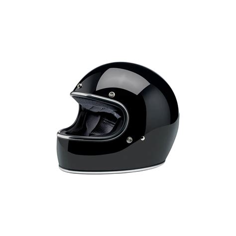 Casque Biltwell Gringo 22 06 Noir Brillant