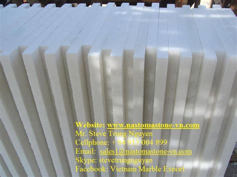 Pure White Marble Slabs And Tiles From Nastoma Stone Vietnam Nastoma