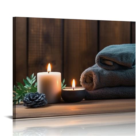 ONETECH Beauty Spa Treatment Room Wall Decor Canvas Prints Zen Stones