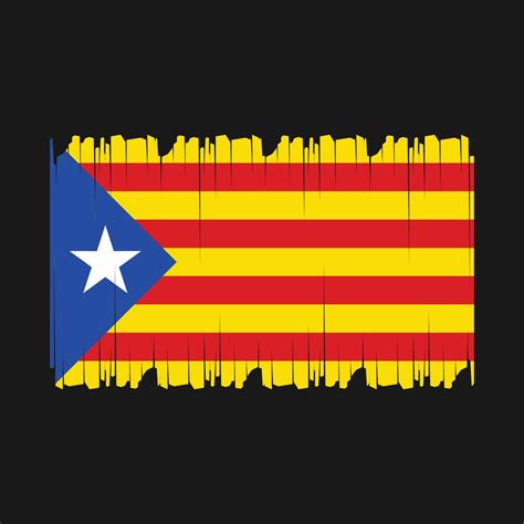 Catalonia Flag Vector Illustration 21944891 Vector Art At Vecteezy