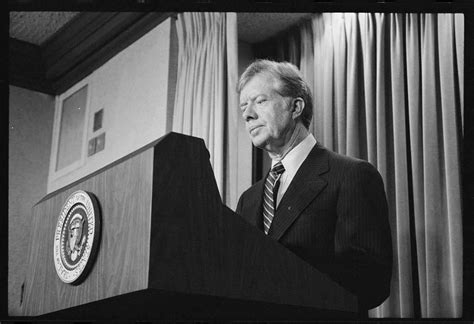 Download A Vintage Shot Of Jimmy Carter Wallpaper