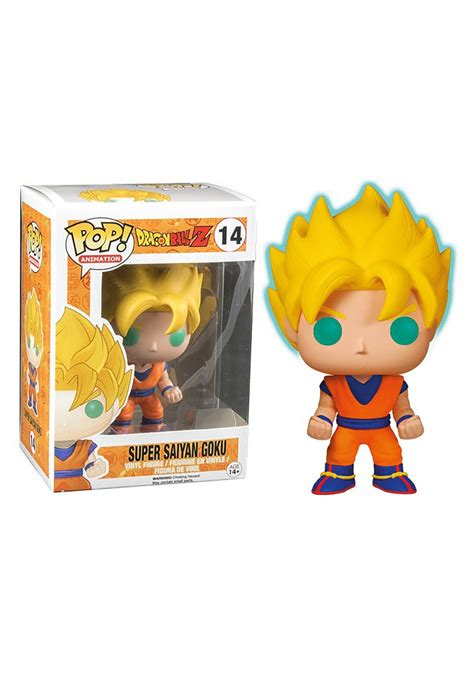 Dragon Ball Z Funko Pop Vinyl Figure Glow In The Dark Super Saiyan