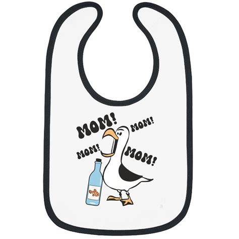 Nemo Seagull Mom Bibs Disney Finding Nemo Bibs Funny Nemo Bibs