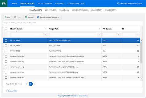 Adding A Scan Target Micro Focus File Reporter Administration Guide