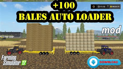 Farming Simulator Squere Bales And Round Bales Auto Loader