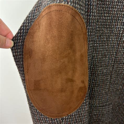 Levis Vintage Western Wear Tweed Wool Elbow Patch Jac Gem