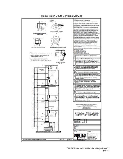 Chutes International Catalogs Internal Chute Installation Manual Arcat