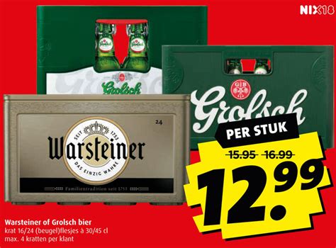 Grolsch Krat Bier Folder Aanbieding Bij Boni Details