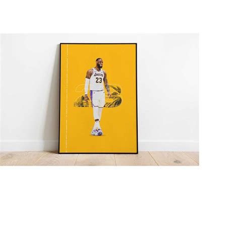 Lebron James Poster Nba Posters Wall Art Wall Inspire Uplift