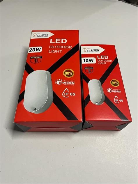 Ceramic 10 W Led Bulkhead Light For Outdoor Lighting At Rs 65piece In