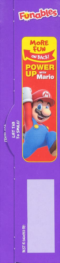 Funables Fruit Snacks Super Mario Planogram Left