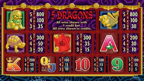 5 Dragons Slot Machine Download - Play Free Online Casino Game