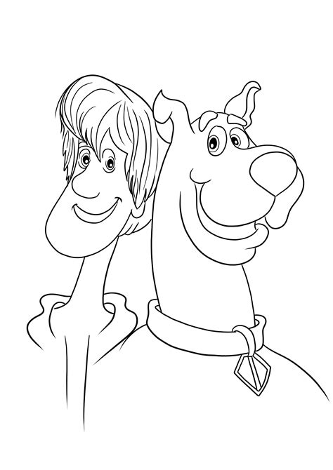 Shaggy Scooby Doo Coloring Pages