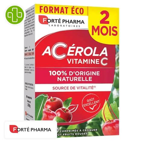 Fort Pharma Ac Rola Vitamine C Source De Vitalit Comprim S Prix