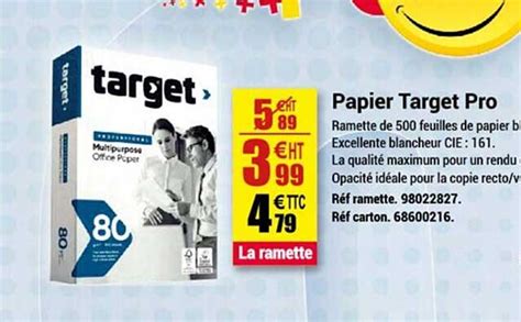 Promo Papier Target Pro Chez Office Depot Icatalogue Fr