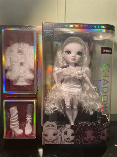 RAINBOW HIGH SHADOW Series 1 Natasha Zima Grayscale Fashion Doll 2