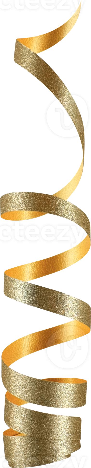 Gold Festive Glitter Ribbon 35889501 PNG