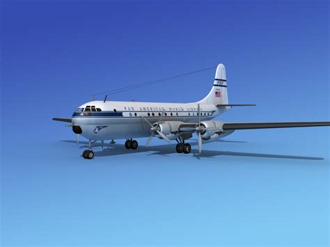 Boeing 377 Pan Am 2 3D model rigged | CGTrader