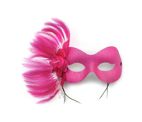 Cosmos Glitter Hot Pink Womens Masquerade Mask A 1048 32 00 Via