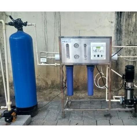 FRP Industrial RO Plant 250 LPH Semi Automatic Reverse Osmosis Unit