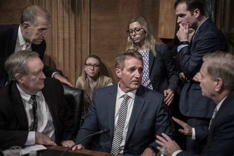 Kavanaugh Hearings Story Behind The Striking Jeff Flake Photo Time