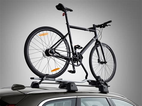 Genuine Volvo Bike Rack For Roof Cross Bars Single Bike Frame Mounted Aluminum 31664408