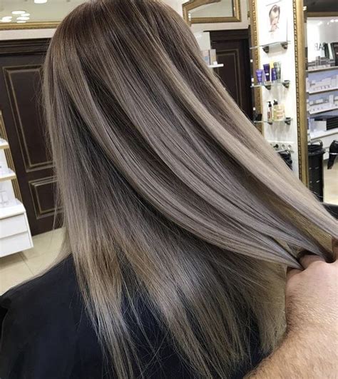 Ash Blonde Balayage Hair Color