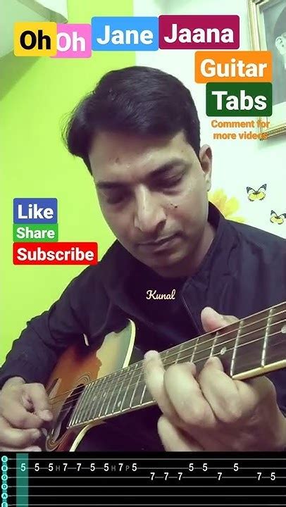 O O Jane Jaana Guitar Tabs Youtube