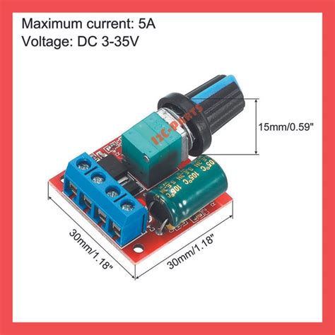 Jual Dimmer Dc Pwm Motor Speed V A Controller Lampu Led W