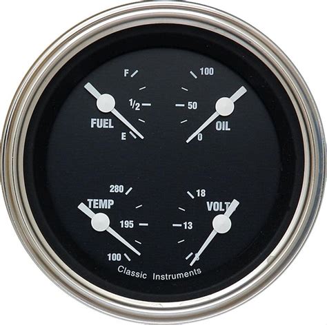 Classic Instruments Hr79slc Classic Instruments Hot Rod Series Gauge Sets Summit Racing