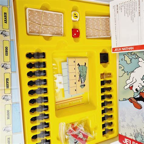 Jeu De Soci T Vintage Tintin Et Le Pi Ge Du Totem Dhor Nathan