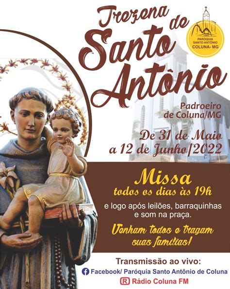 Portal Minas Gerais Eventos TREZENA DE SANTO ANTONIO