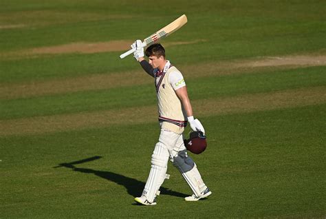 Tom Abell Acknowledges His Hundred Espncricinfo